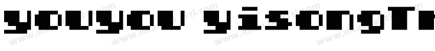youyou yisongTrueType字体转换